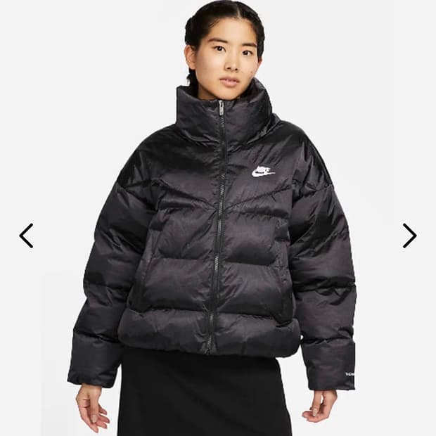 나이키 우먼스 써마핏 숏패딩 L
