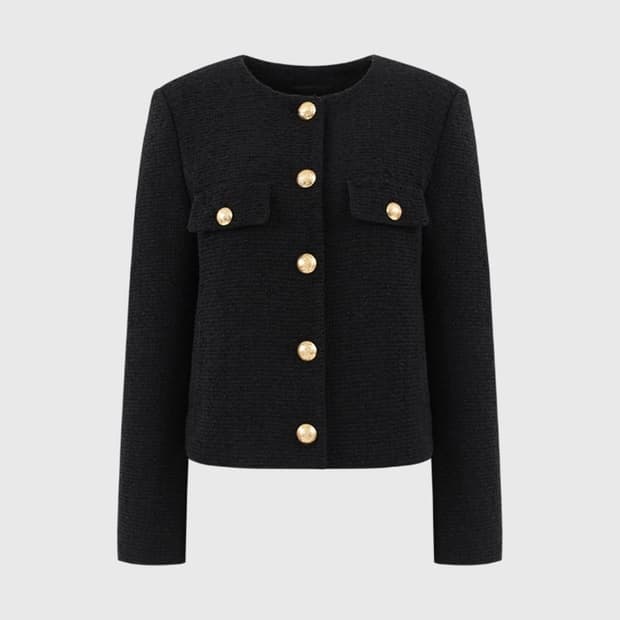 [새상품] 룩캐스트 트위드 자켓