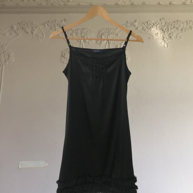 vintage frill one-piece 