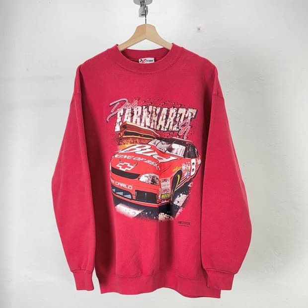 하세 체이스 어센틱 90s 레드 네스카 스웻 셔츠