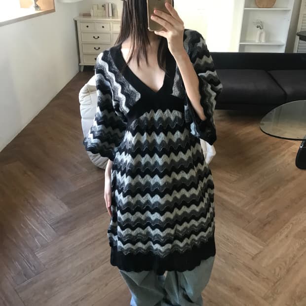 vintage knit one-piece