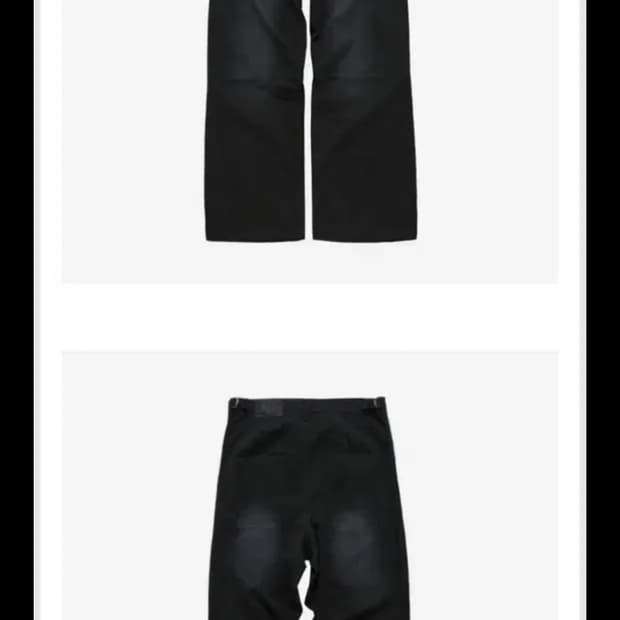 폴리테루 원턱 페이디드 고시마 팬츠