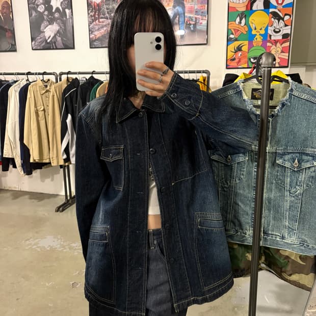 일제 Boycott 데님자켓