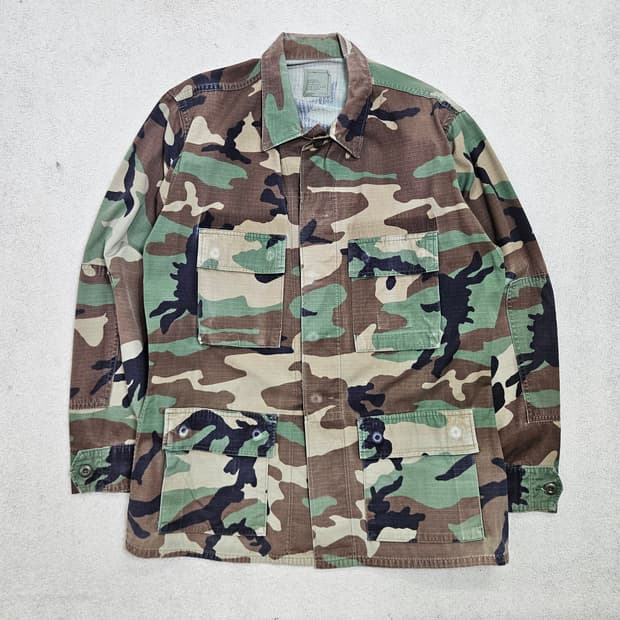 미군 우드랜드 bdu 립스탑 자켓 M R