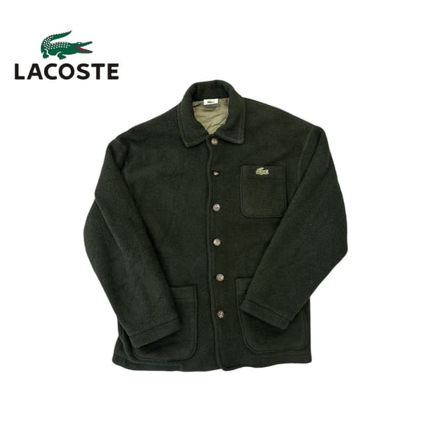 라코스테 플리스 초어 자켓