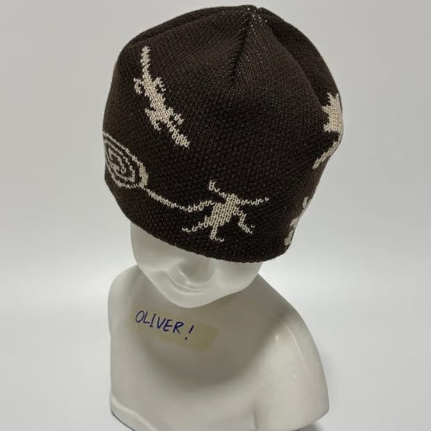 Mascompany fossil beanie brown