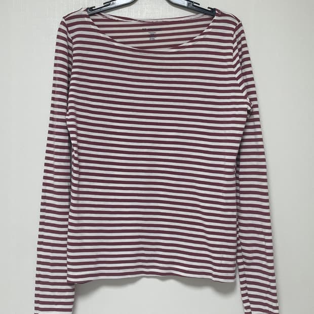 브랜디멜빌 레드 스트라이프 슬리브