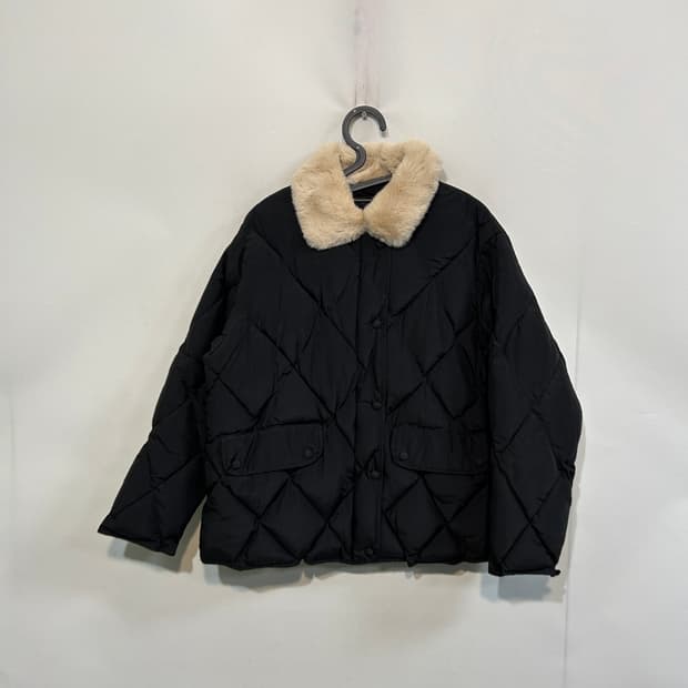 케네스레이디 퍼 카라 퀄팅 패딩 F 