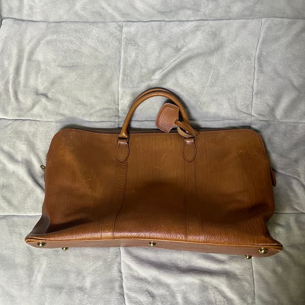 Porter 요시다 포터 레더 보스턴백 브라운