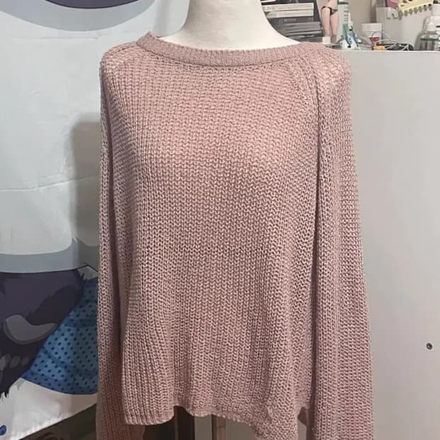 일본 빈티지 갸루 모리걸 니트 