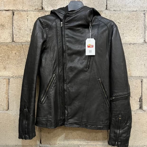 로보 ROBO 램스킨 양가죽 후드 자켓