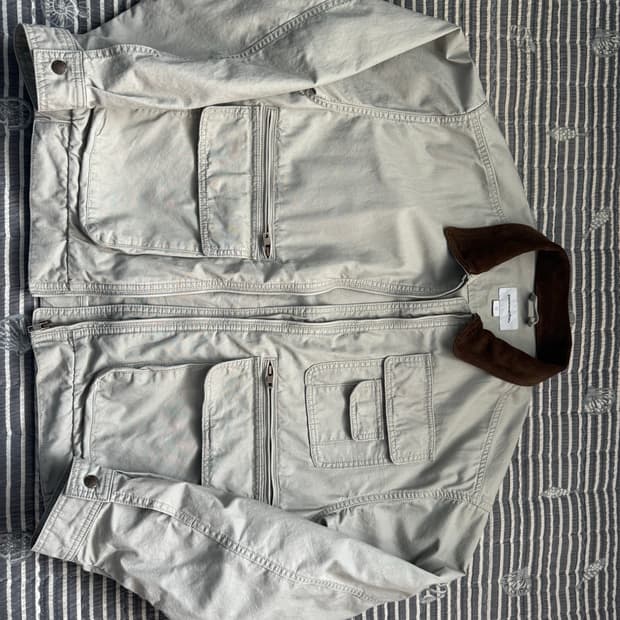 디스이즈네버댓 Utility Field Jacket Stone