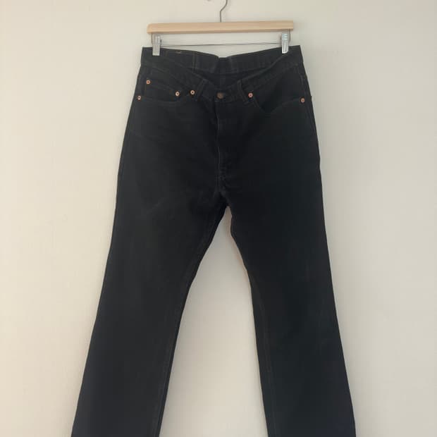 90s 빈티지 리바이스 517 블랙 35x30