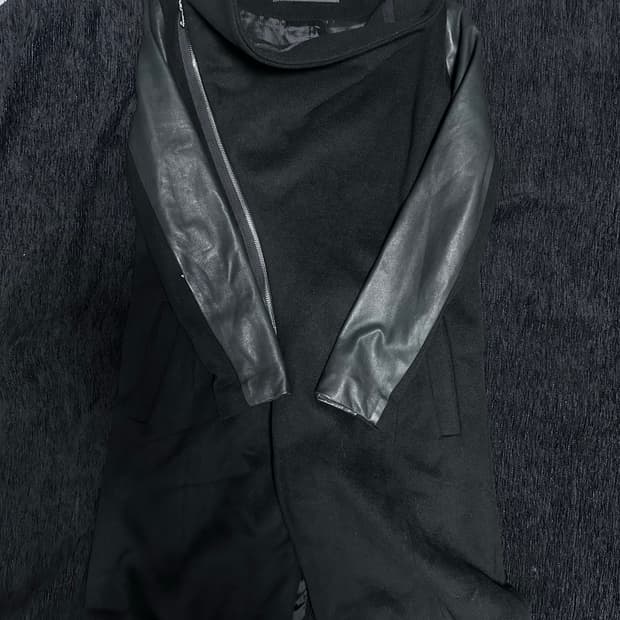 릭오웬스 릴리즈 울레더 코트 샘플 희귀 매물