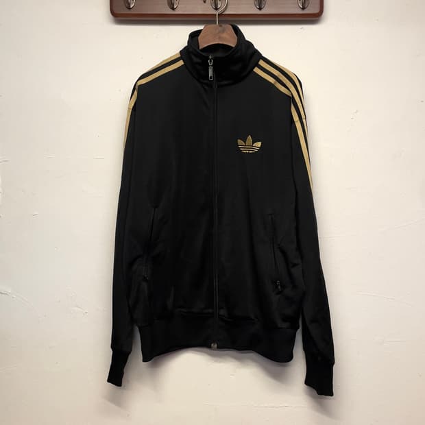 아디다스 파이어버드 검금 져지 자켓 