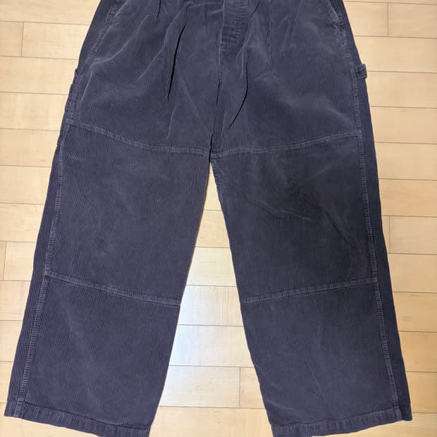 스파오 코듀로이 팬츠 브라운 