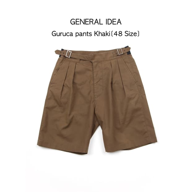 GENERAL IDEA 구르카 팬츠 쇼츠 카키
