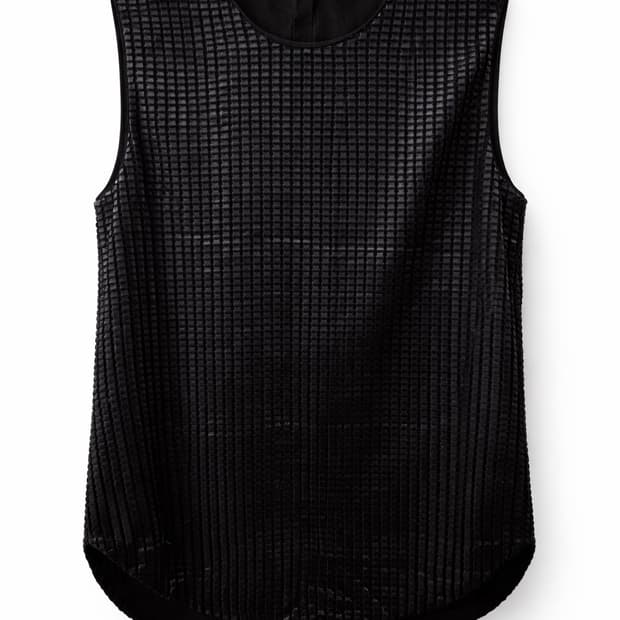 epitaph 블랙 텍스처 민소매 탑 88-90-165