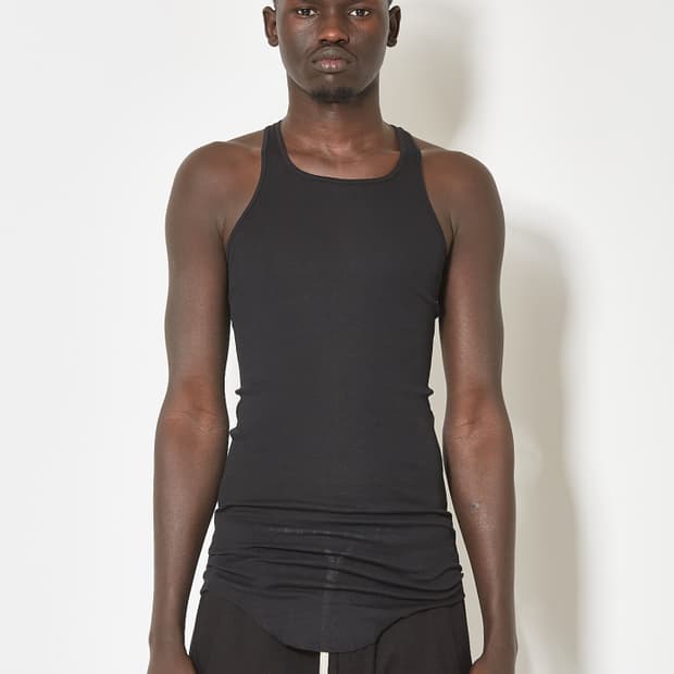 Rick Owens Top Basic Rib Tank
