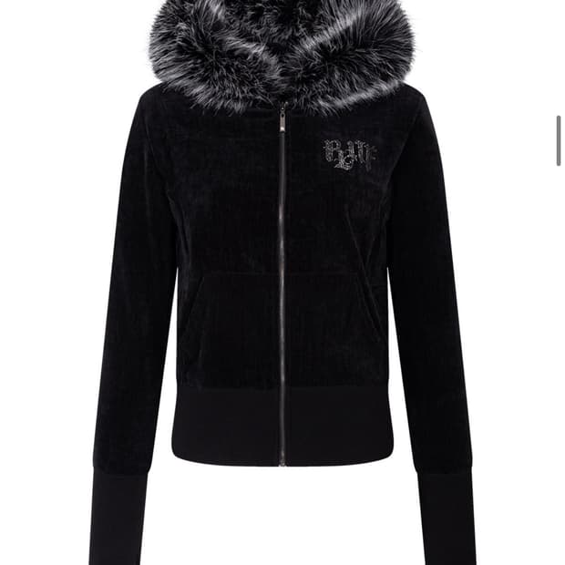 Mari Fur Hoodie Jacket (Ver.2) (Black)