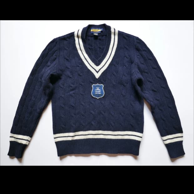 폴로 Ralph Lauren Rugby 브이넥 니트