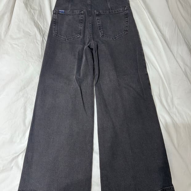 Hollister wide-leg black jeans