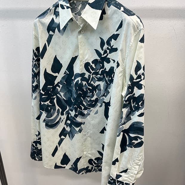 105) 루이비통 24ss 모너그램 플라워 셔츠 