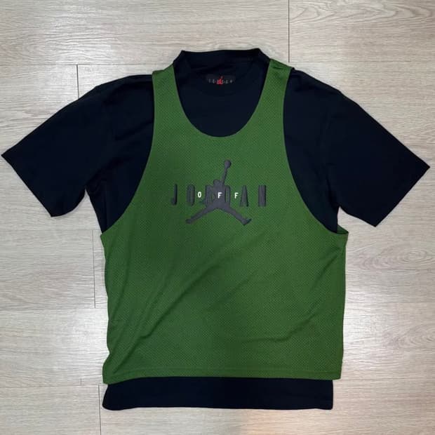 조던 X 오프화이트 농구 반팔 져지 M