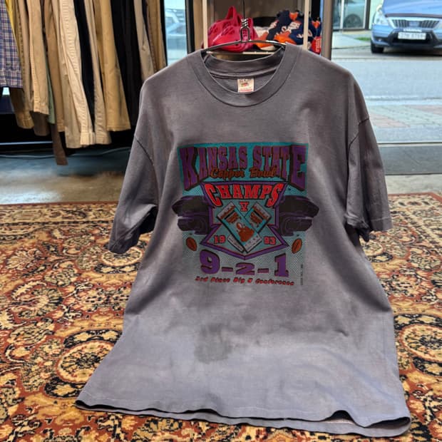 made usa 빈티지 싱글 반팔 L (677)