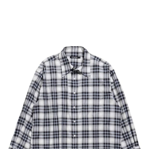 해칭룸 Archive Shirt V2 Oreo Check blue(2)