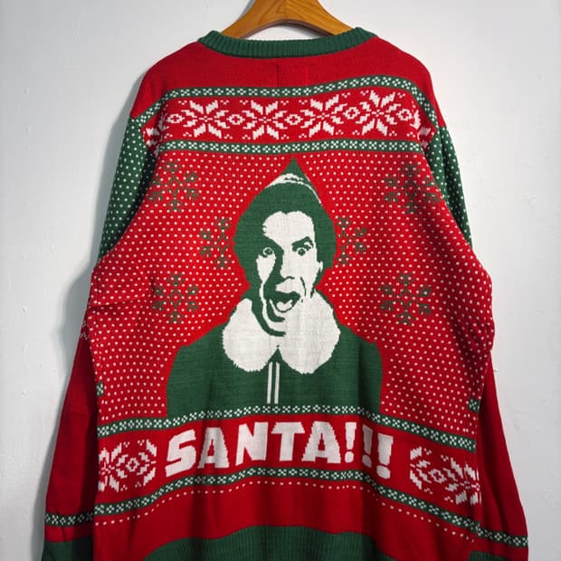 [L] U.S.A. 크리스마스 어글리니트 가디건 어글리스웨터