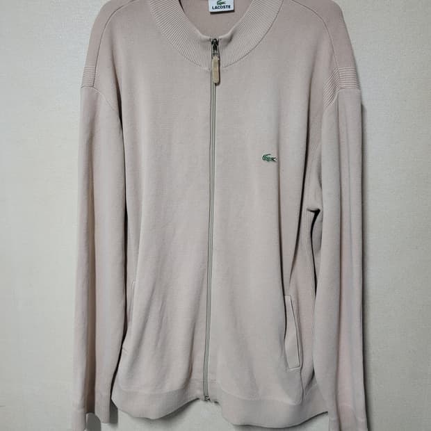 라코스테 코튼니트 집업
