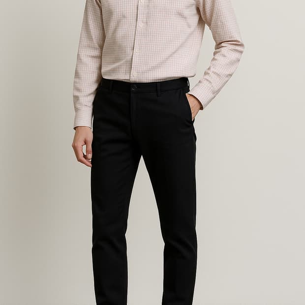 헤지스 . 잔체크 남방 셔츠_105