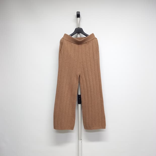 새 돌체비타 춘추동 캐시미어블랜 일자통핏 니트팬츠 F