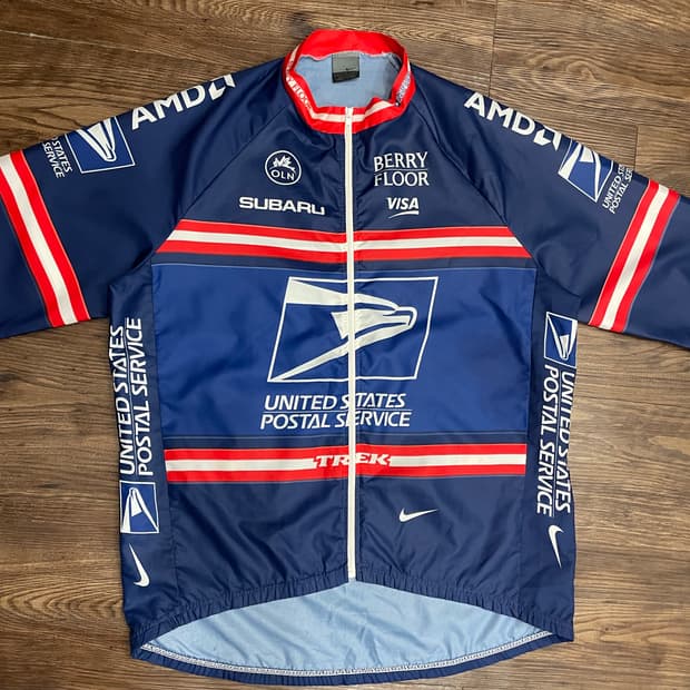 나이키 USPS 스바루 사이클 져지 바람막이 자켓