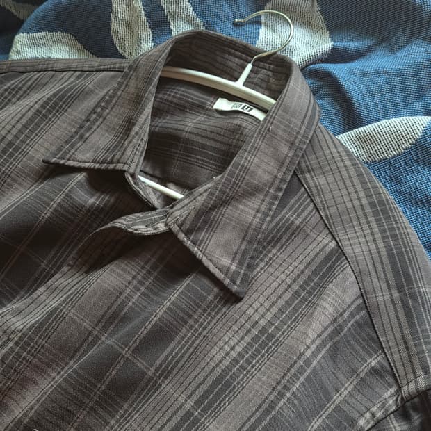 유니클로 U 플란넬체크셔츠 XL