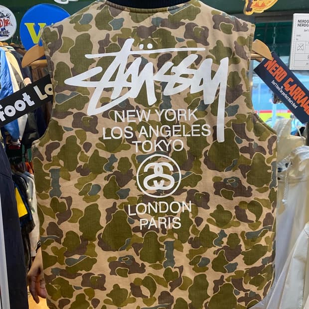 Stussy 리버시블 베스트