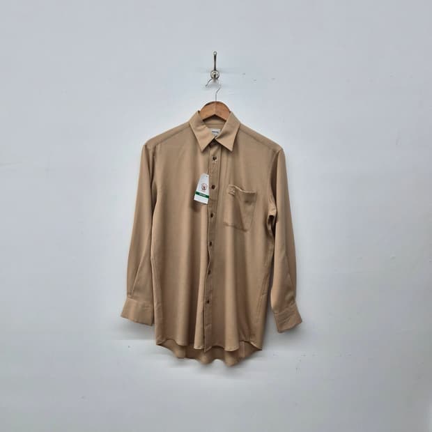 버버리 베이지색 긴팔 셔츠 여성 S