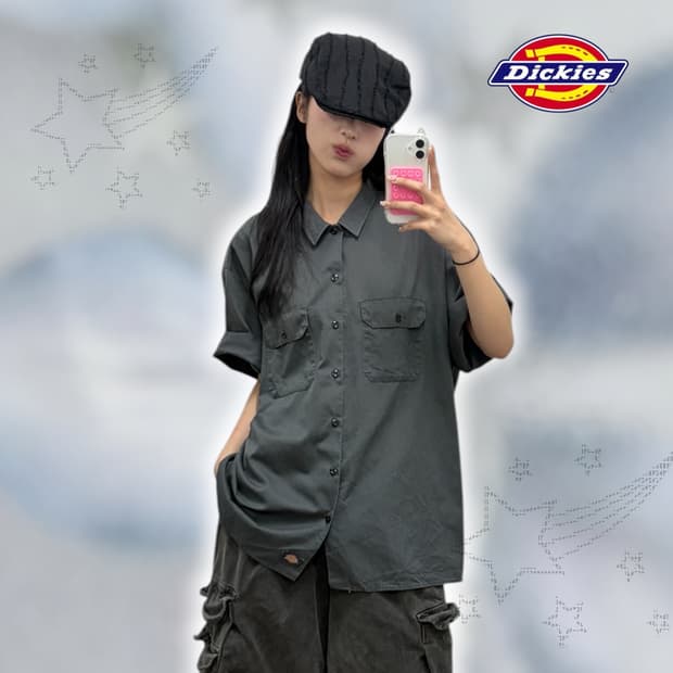 디키즈 투포켓 워크셔츠