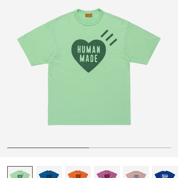 Human Made Color T-Shirt Green