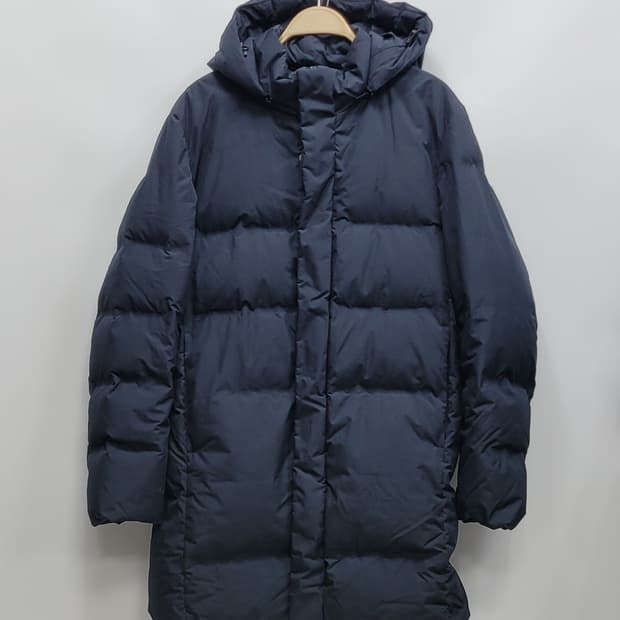 유니클로 다운 후드 파카 롱 패딩 / 남 L 네이비
