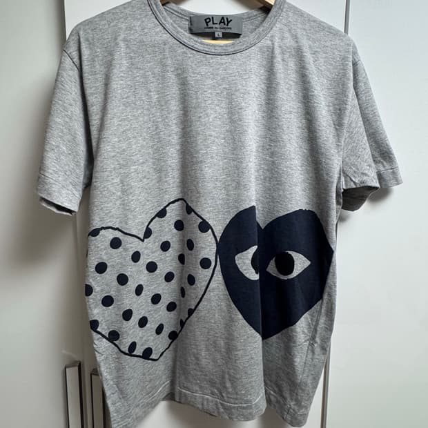 Comme des garcons play 티셔츠 L
