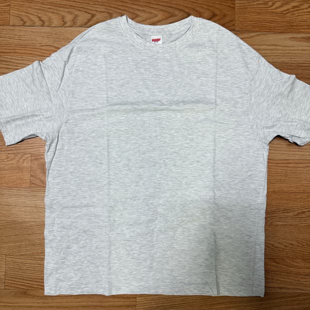 [XL] 블랙아웃 그레이 무지 티 팝니다!