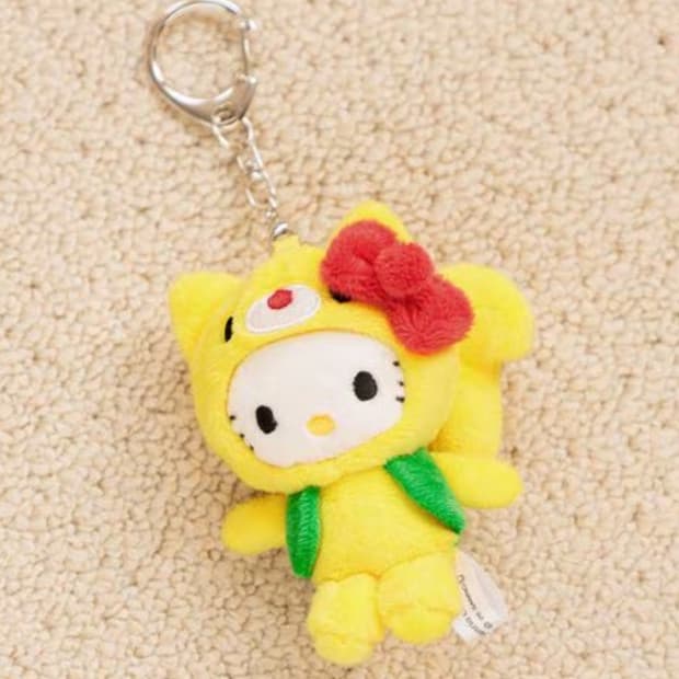 헬로키티 다람쥐 친구 로리 키링 (일본 로이즈팜)