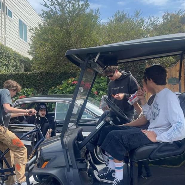 빈티지 할리데이비슨 쉴드 로고 플레임 롱슬리브