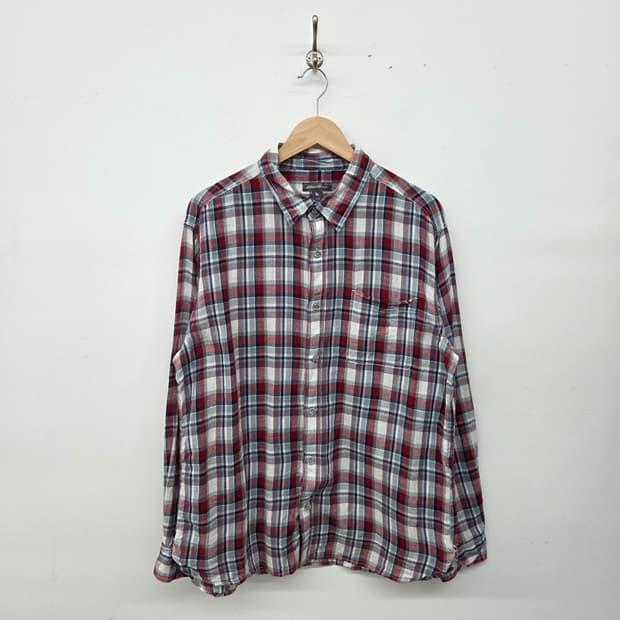 에디바우어 체크 셔츠 남방  남L