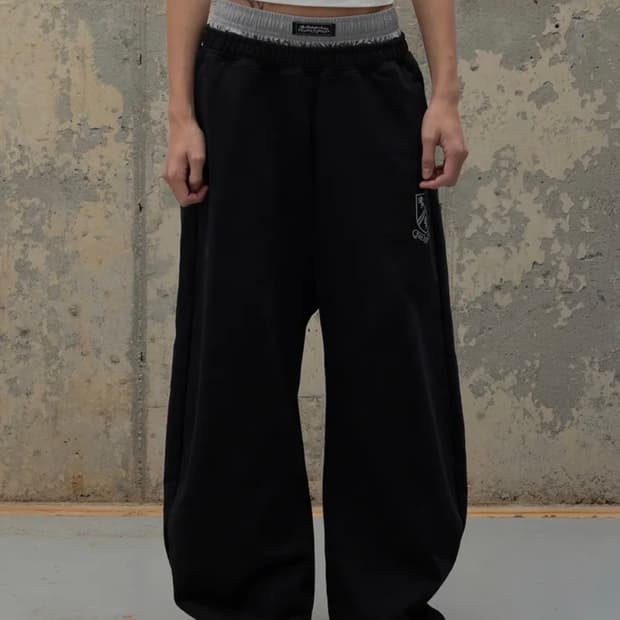 락케이크 조거팬츠 xs Boxer Layered Curved 2way J