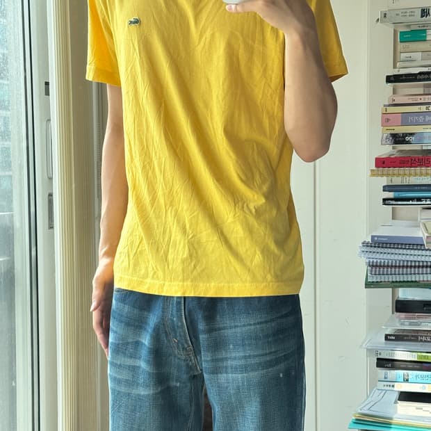 라코스테 v넥 반팔