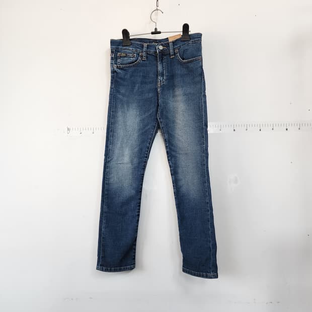 폴로 아동 블루 데님 청바지