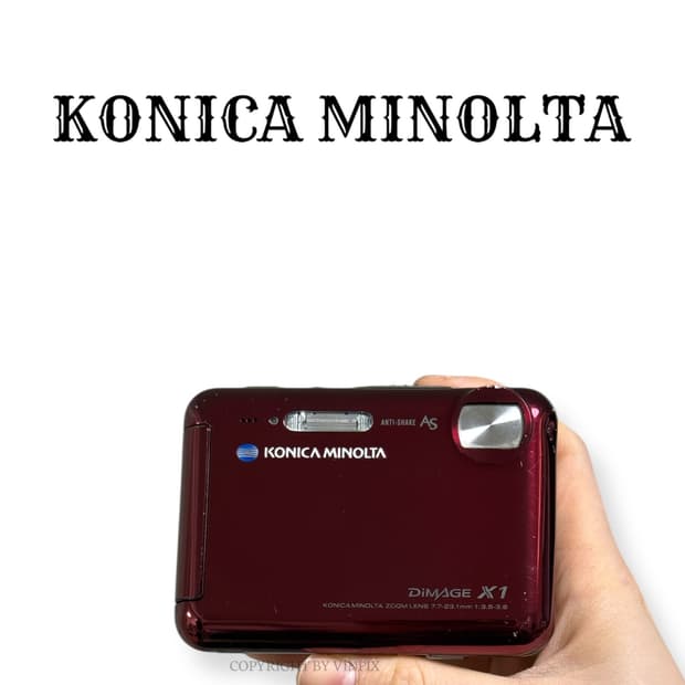 코니카 미놀타 디미지 x1 빈티지 디지털 카메라